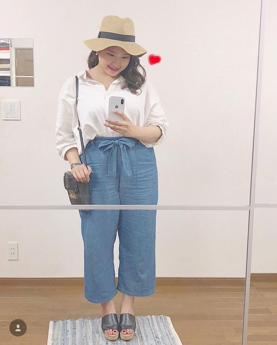 胖女穿搭　肉肉女穿搭